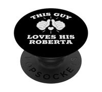 Questo ragazzo ama la sua Roberta PopSockets PopGrip Adesivo