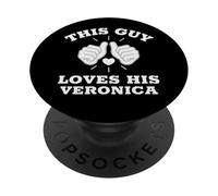 Questo ragazzo ama la sua veronica PopSockets PopGrip Adesivo