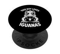 Questo ragazzo ama le iguane PopSockets PopGrip Adesivo