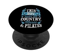 Questo ragazzo corre con musica country e pilates PopSockets PopGrip Adesivo