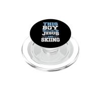 Questo ragazzo corre su Gesù e sciare PopSockets PopGrip per MagSafe