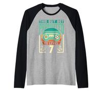 Questo Ragazzo è Stato Promosso al Livello 7 Ragazzi Uomini Ragazzo Compleanno Sette Maglia con Maniche Raglan