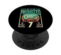 Questo ragazzo è stato promosso al livello 7 Ragazzi Uomini Ragazzo Compleanno Sette PopSockets PopGrip Adesivo