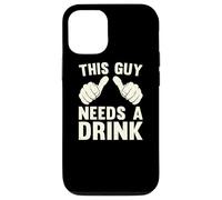 Questo ragazzo ha bisogno di un drink Divertente Bere alcol Umorismo Vintage Custodia per iPhone 12/12 Pro