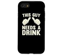 Questo ragazzo ha bisogno di un drink Divertente Bere alcol Umorismo Vintage Custodia per iPhone SE (2020) / 7 / 8