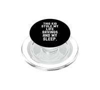Questo ragazzo ha rubato i miei risparmi di una vita e il mio sonno è correl PopSockets PopGrip per MagSafe
