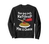 Questo Ragazzo Mette Ketchup su Mac e Formaggio - Divertente Amante del Ketchup Felpa