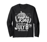 Questo re è nato a luglio 8, Fantastico 8 luglio compleanno Maglia a Manica