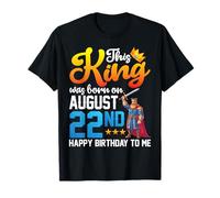 Questo re è Nato Il 22 Agosto Buon Compleanno a Me papà Maglietta