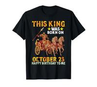 Questo re è Nato Il 23 Ottobre Buon Compleanno a Me Te Maglietta