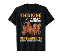 Questo re è Nato Il 23 Settembre Buon Compleanno a Me Te Maglietta