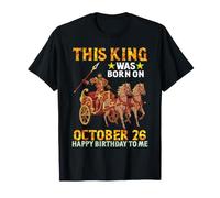 Questo re è Nato Il 26 Ottobre Buon Compleanno a Me Te Maglietta