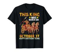 Questo re è Nato Il 27 Ottobre Buon Compleanno a Me Te Maglietta