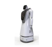 Questo robot di servizio, realizzato in lamiera ABS dal design leggero, è dotato di una navigazione ad alta precisione ed è adatto per catene alberghiere e sale di ricevimento e fornisce anche