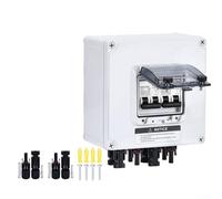 Questo robusto interruttore automatico CC a due poli è valutato a 15 A e viene fornito con un alloggiamento impermeabile IP67 per una maggiore durata