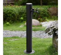 Questo Rubinetto da Giardino autoportante, antigelo e antibrina, è Un Rubinetto a Colonna per Esterni Ideale per irrigazione del Prato, Patio, Giardino e Come Fontana Decorativa (Altezza: 50
