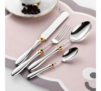 Questo Set di Posate Tedesco per 10 Persone, Set di Posate in Acciaio Inossidabile 18/10, Utensili Moderni con Finitura a Specchio, Lavabili in lavastoviglie, Set di stoviglie Resistenti per