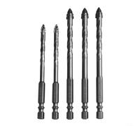 Questo set di punte eccentriche da 5 pezzi è per professionisti che necessitano di precisione quando si perforano materiali duri come vetro o piastrelle