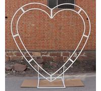 Questo Supporto per Arco Nuziale a Forma di Cuore è Un Elegante Sfondo per composizioni Floreali e Palloncini, Perfetto per Foto e Festeggiamenti di Matrimonio, per Rendere Ancora più specia