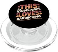 Questo topo di biblioteca ama il barbecue | Barbecue divertente e lettura PopSockets PopGrip per MagSafe