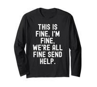 Questo va Bene, stavo Bene, mandare Aiuto Witty Maglia a Manica
