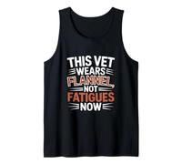Questo veterinario indossa flanella non affatica ora Veterans Day Canotta