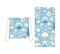 Questo zaino multifunzionale convertibile per telo mare è una borsa da spiaggia in microfibra extra large indossabile con una tasca interna con cerniera e un tappetino a prova di sabbia ad asciugatura