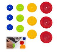 Quesuc 12Pcs Ruote Da Tracciamento, 4 Diverse Dimensioni Set Di Marcatori Per L'Ingresso Della Cucitura, Strumento Fai-Da-Te In Plastica Colorata Rotonda Per Patchwork