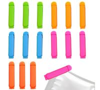 Quesuc 15 Pezzi Chiudi Sacchetti, 7Cm Mollette Chiudi Sacchetti Clip, Chiudi Sacchetti Cucina Clip, Plastica Clip Di Tenuta Riutilizzabile, Per Chiudere Sacchetti Per Alimenti Snack