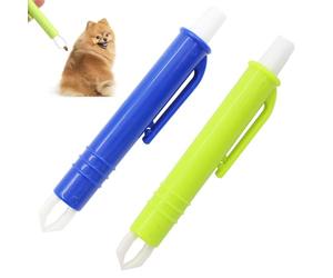 Quesuc 2X Pinzetta Per Zecche Ablazione | Elimina Le Zecche Per Rimuovere Le Zecche Dall'Uomo E Dagli Animali | Spunta Le Pinzette Come Primo Soccorso Per Cani E Gatti In Casa