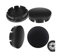 Quesuc 4 Pezzi Coprimozzo Universali Copricerchio In Plastica Compatibili Con Cerchi In Lega Vw E Audi (Diametro Esterno 56Mm, Interno 51Mm) Ner