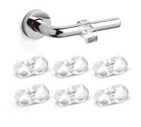 Quesuc Fermaporte Per Maniglie In Pvc Per Porta, 6 Pezzi Fermaporta Per Porta Trasparente Silicone Per Accessori Per Casa Proteggere Pareti E Mobili