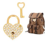 Quesuc Lucchetto Dell'Amore Da 30 Mm Con Chiave - Regali Di Coppia Per Donne - Regalo Di Anniversario Per Lei - Regali Di Coppia Per Lui