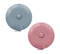 Quesuc Metri a Nastro Metro da Sarto Morbido Metro a Nastro a Colori 2 Pcs 150 cm Retrattile Metri a Nastro per Misurare i Misurare Vestiti Girovita Fianchi Torace Braccia Metro Sarta Retrattile