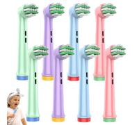 Quesuc Testine Spazzolino, Kids Testine Ricambio Compatibile, Junior Spazzolino Elettrico Bambini, 3-12 anni, Setole Morbide, Delicato sulle Gengive, Multicolore