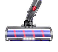 Queta Spazzola a Rullo Morbida per Dyson V7 V8 V10 V11 V15 Serie, Spazzola Morbida per Dyson V7 V8 V10 V11 V15 Serie, Luce Led