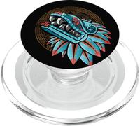 Quetzalcoatl Azteco Serpente Piumato Maya Inca Toltec PopSockets PopGrip per MagSafe