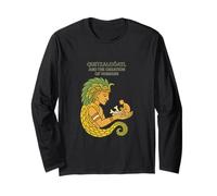 Quetzalcóatl e la creazione degli Esseri Umani Mitologia Azteca Maglia a Manica