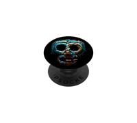 Quetzalcoatl Maschera Azteca Mosaico Turchese PopSockets PopGrip Adesivo