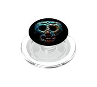 Quetzalcoatl Maschera Azteca Mosaico Turchese PopSockets PopGrip per MagSafe