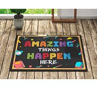 Qui Accadono Cose Incredibili. Love Classroom Zerbino Ingresso Raschiafango Zerbino Retro Tappeto Bagno Per Doccia Porte Esterne Cucina 40 X 60Cm