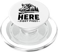Qui la caccia al cinghiale Piggy Piggy PopSockets PopGrip per MagSafe