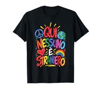 Qui Nessuno è straniero Limite Studenti stranieri Maglietta