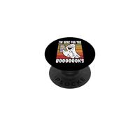 Qui per i libri fantasma insegnante studente Halloween PopSockets PopGrip Adesivo