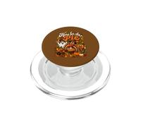 Qui per la torta Divertente Ringraziamento Turchia Friendsgiving PopSockets PopGrip per MagSafe