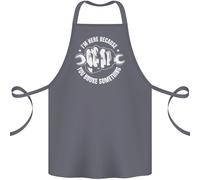 Qui Perché You Si È Rotto Qualcosa Meccanico Cotone Grembiule 100% Biologico