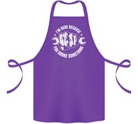 Qui Perché You Si È Rotto Qualcosa Meccanico Cotone Grembiule 100% Biologico