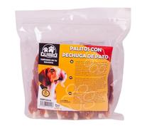 Quibropets Bastoncini con petto d'anatra - Chuches per cani, premi naturali senza cereali, snack per animali domestici, premi disidratati, 530 g