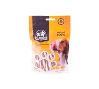 Quibropets Panini di agnello e merluzzo - Cani - Ricompense naturali senza cereali, snack per animali domestici, premi disidratati, 100 g