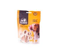 Quibropets Panini di pollo e merluzzo - Cani - Ricompense naturali senza cereali, snack per animali domestici, premi disidratati, 100 g